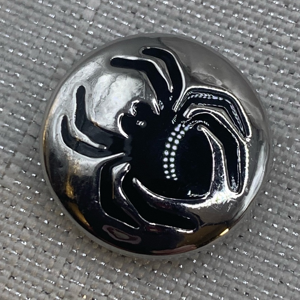 💗SPIDER - Ginger Snaps & Co. Snap Button Charm - 18mm/20mm